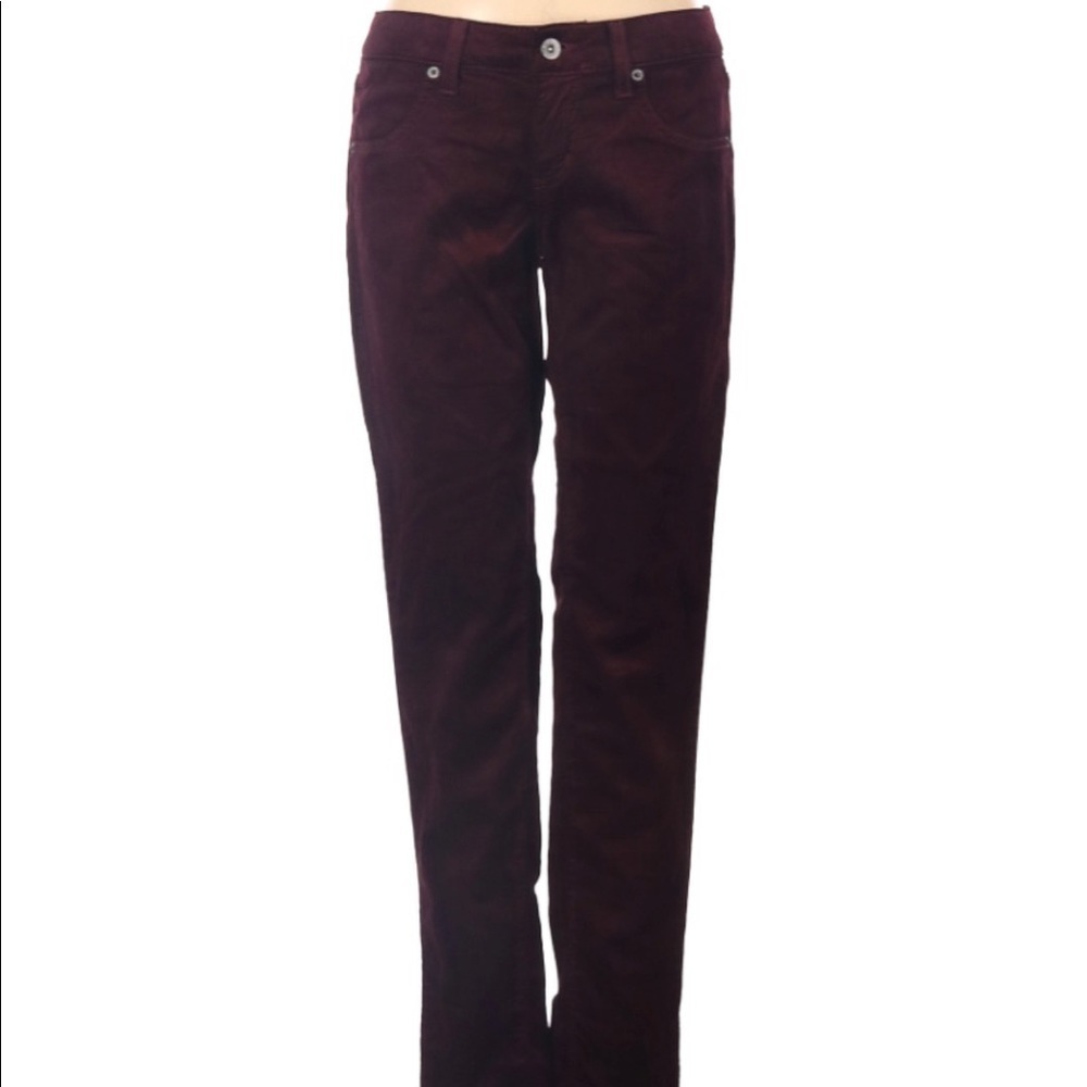 NEW Carmar Maroon Denim Blue Jean Jeggings 26